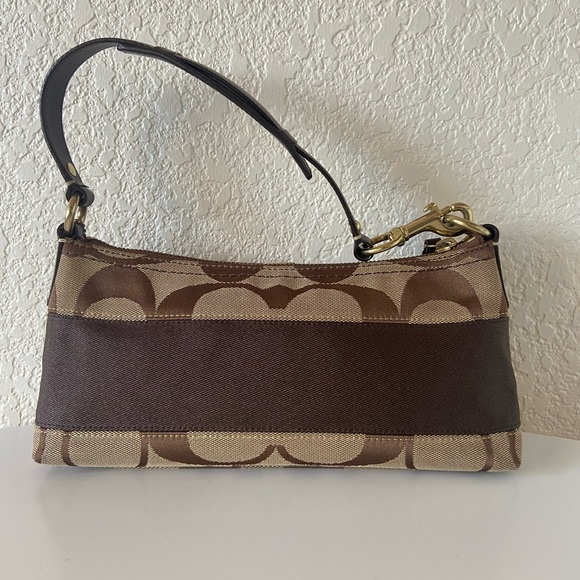 Y2K Signature Coach Brown & Tan Bag - Picture 2 of 9